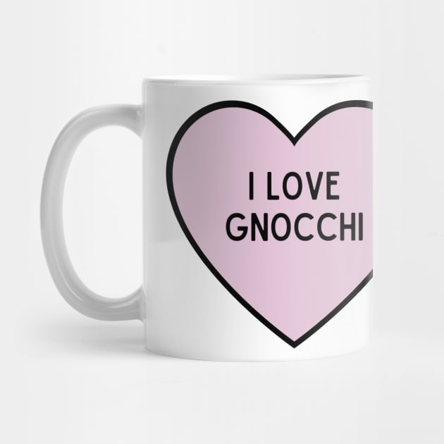 I Love Gnocchi Heart Shape by BloomingDiaries